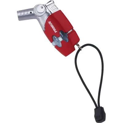 PowerLighter III - Feuerzeug rot - Der PowerLighter III überzeugt mit einer starken Spitzbrennerflamme, ideal zum Anzünden von Laternen und Kochern. Sein nachfüllbares Design sorgt für langanhaltende Nutzung, selbst bei widrigen Wetterbedingungen.