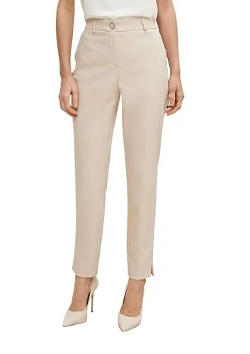 Comma 7/8-Hose beige 46 - Stoffhose in 7/8-Länge, slim fit mit elastischem Material für optimalen Tragekomfort. Ideal für lässige Outfits!