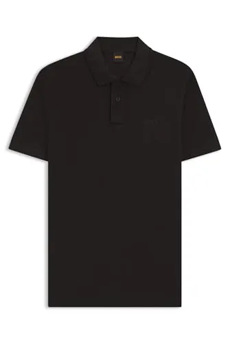 BOSS ORANGE Poloshirt "Prime" für Herren, Gr. S, schwarz - Hochwertiges Herren-Poloshirt von BOSS ORANGE aus 100% Baumwolle, pflegeleicht und bequem. Casual Design mit Polokragen und elastischem Bund für optimalen Tragekomfort.