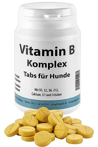 MIGOCKI Vitamin B-KOMPLEX für Hunde - Nervensystem (100 Tabletten)