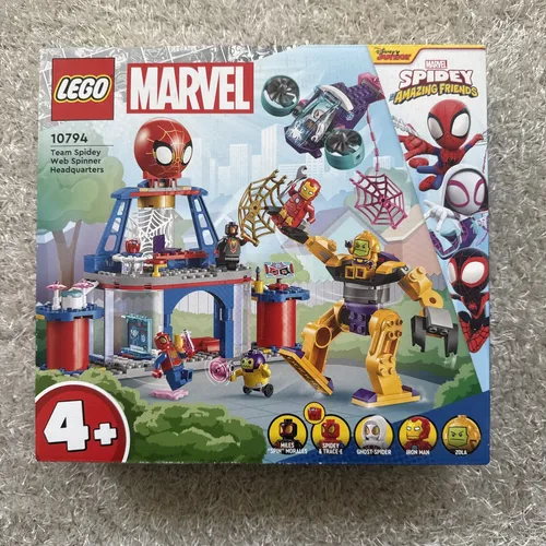 LEGO Marvel Spideys Team Hauptquartier - Spider-Man-Spielzeug mit Fahrzeug, ideal für kreative Rollenspiel-Action ab 4 Jahren