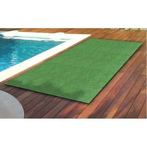Rasenteppich 100x200cm mit Noppen Grün Teppich Läufer Rasen Rollrasen Balkon Neu