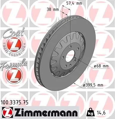 Zimmermann Bremsscheibe FORMULA Z 100.3375.75 - Autoteile mit optimierter Bremsleistung und langer Lebensdauer, ideal für sicheres Fahren und hohe Ansprüche.