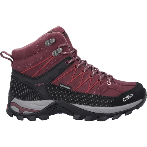 CAMPAGNOLO Rigel Mid WMN WP Wanderschuh - Wanderschuhe mit wasserfester CLIMA PROTECT®-Membran für trockene Füße, dämpfender EVA-Innensohle für hohen Tragekomfort und griffiger Gummi-Außensohle für sicheren Halt auf Touren.