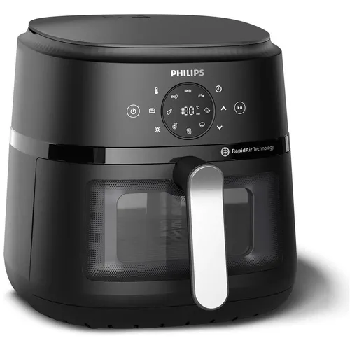 Philips 2000 Series Heißluftfritteuse NA231/00 - 1700 W, 6,2 l, außen knusprig und innen zart dank RapidAir-Technologie
