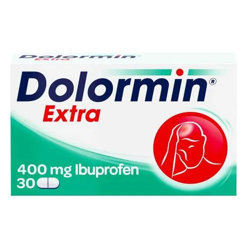 DOLORMIN extra Filmtabletten – 30 Stück - Praktische Filmtabletten zur symptomatischen Linderung von leichten bis mäßig starken Schmerzen. Ideal für unterwegs und einfach zu dosieren.