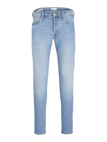 JACK & JONES Male Slim Fit Jeans Glenn Original SQ 330 - Slim Fit Jeans mit niedrigem Bund, ideal für einen modernen Look. Bequem durch die Mischung aus Baumwolle, Polyester und Elasthan.