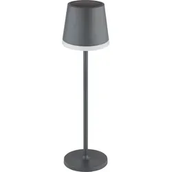 GLOBO 36637A Solarleuchte Metall anthrazit matt, 10x LED - Grau