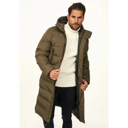 OneRedox Herren Parka mit Kapuze - Langer, warmer Wintermantel in Olive - Der OneRedox Winterparka bietet optimalen Schutz vor Kälte und Wind. Mit voluminöser Steppfüllung, praktischen Taschen und sportlicher Passform ist er ideal für kaltes Wetter und aktive Freizeit.