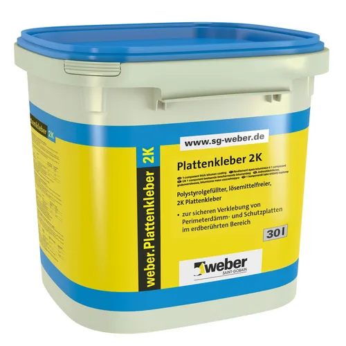 weber Plattenkleber 2K 30l Kleber lösemittelfreier Klebstoffe Verklebung