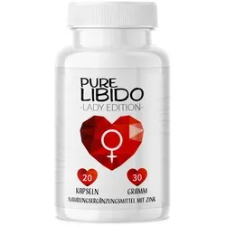Saint Nutrition® Pure Libido für Damen – Natürliches Vitalitäts-Upgrade - Hochwertiges Nahrungsergänzungsmittel zur Unterstützung des Wohlbefindens. Mit natürlichen Zutaten für mehr Energie und Lebensfreude – ideal für unvergessliche Momente.
