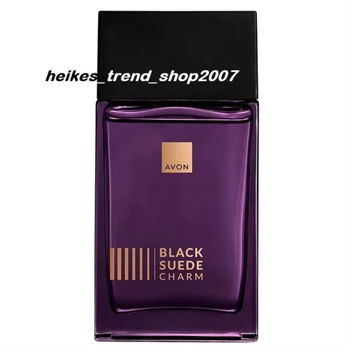 Avon Black Suede Charm for Him EDT Spray 100ml - Eau de Toilette für Herren, langanhaltender Duft ohne Tierversuche, ideal für selbstbewusste Männer.