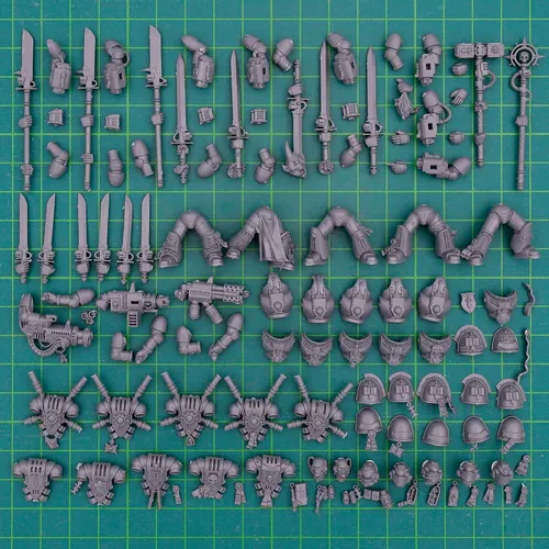 Warhammer 40.000 - Grey Knights Strike Squad - 40K Miniaturen, vielseitig einsetzbar für Strike, Interceptor, Purifier oder Purgation Squad, enthält 236 Bauteile und 10 Rundbases für kreative Anpassungen.