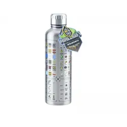 Paladone Minecraft Metal Water Bottle – Edelstahl Trinkflasche - Sonstiges Küchenzubehör, hochwertige doppelwandige Edelstahlflasche mit 500ml Fassungsvermögen, ideal für heiße und kalte Getränke für jeden Minecraft-Fan.