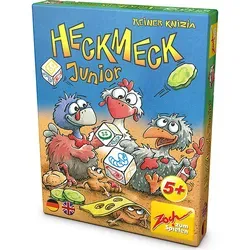 Zoch Heckmeck Junior Würfelspiel 601105088 - Würfelspiel für 2-5 Spieler ab 5 Jahren, mit lustigem Design und vereinfachten Regeln. Sammle die meisten Bratwurmportionen in einem spannenden Wettstreit!