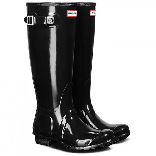 Hunter ORIGINAL TALL GLOSS BOOT Gummistiefel schwarz 38 EU - Wanderschuhe, elegante und wasserdichte Gummistiefel in Größe 38, ideal für Outdoor-Abenteuer und stylische Auftritte.