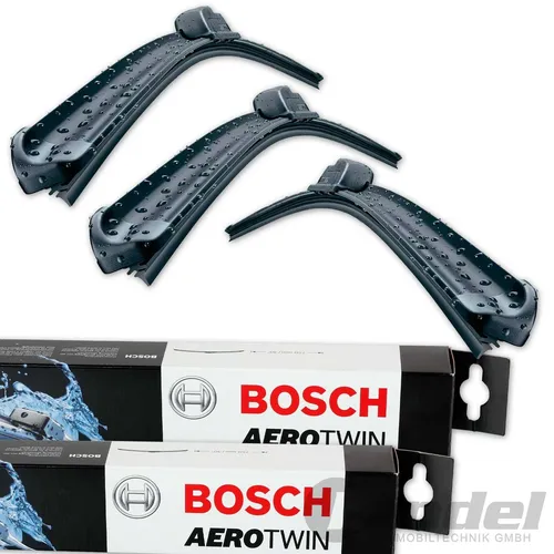 BOSCH AEROTWIN SCHEIBENWISCHER VORNE + HINTEN passend für FORD FIESTA 7 VII