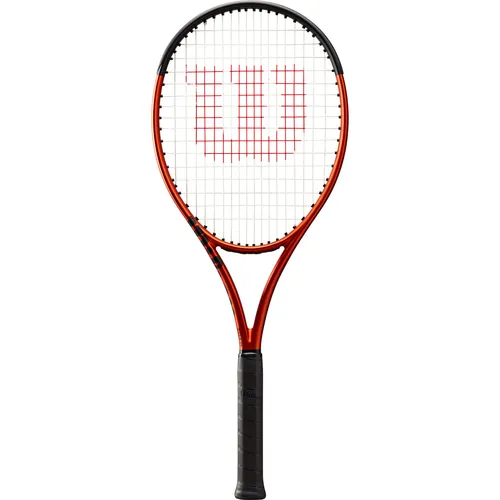 Wilson BURN 100ULS V5.0 RKT (2023/2024) L3 - Ultraleichter Tennisschläger für Erwachsene, ideal für aufstrebende Spieler, die mehr Spin und Power von der Grundlinie suchen. Mit Carbonfaser-Technologie für erhöhten Tempo und auffälligem Burnt Orange Design.
