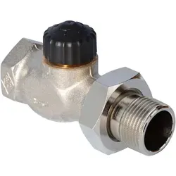 Heimeier Thermostat Ventilunterteil Standard, Rotguss vernickelt, Durchgang 1" - Hochwertiges Thermostatventil von Heimeier, ideal für präzise Temperaturregelung in Heizsystemen. Robuste Bauweise aus vernickeltem Rotguss.