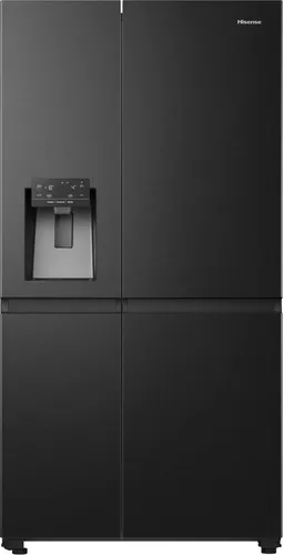 Hisense RS818N4TFE Side by Side Kühlschrank - Kühlschrank mit 632 L, Total No Frost, WiFi, Wasserspender und Eiswürfelspender – ideal für große Haushalte und immer frische Lebensmittel.