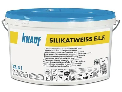 Knauf Silikatweiss E.L.F. 12,5 L Silikatfarbe Silikat Farbe