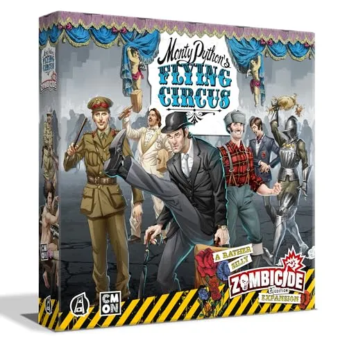 Zombicide Monty Pythons Flying Circus Character Pack - Einzigartige Mechaniken & respektloses Gameplay! Kooperatives Strategie-Brettspiel, ab 14 Jahren, 1-6 Spieler, 60 Minuten Spielzeit, hergestellt