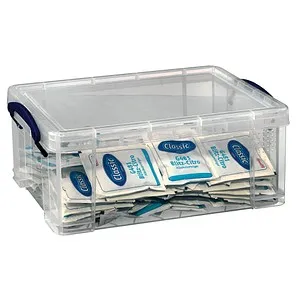 Really Useful Box Kunststoff Aufbewahrungsbox 9 L - Lagerboxen mit 9 L Fassungsvermögen, stapelbar und ideal für die Organisation von Dokumenten im DIN A4 Format.