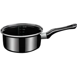 Kasserolle GSW "Profi-Black-Star", schwarz, H:8,0cm Ø:16cm, Töpfe, Induktion
