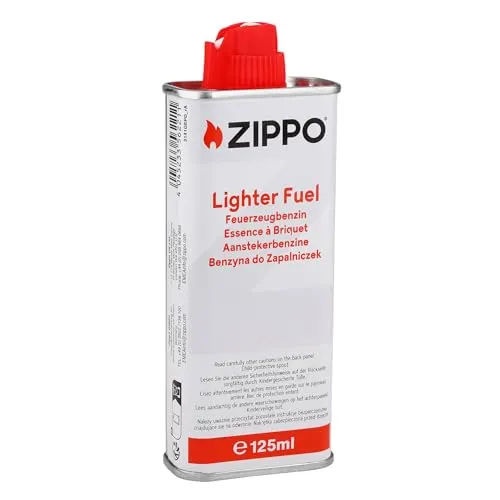 Zippo Feuerzeugbenzin Original 125 ml - Hochwertiges Nachfüllbenzin für Zippo-Feuerzeuge, sorgt für zuverlässige Zündung und langen Gebrauch.