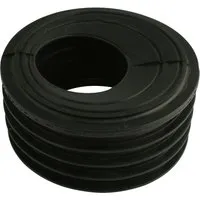 Marley Gummimanschette für Fallrohr DN 53-75-90 - Schwarze Gummimanschette aus hochwertigem Kunststoff für eine zuverlässige Verbindung an KG-Rohren DN 110 mm, ideal für Dachrinnen-Zubehör.