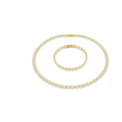 Swarovski Ketten und Armband Set Multipack Una Angelic - Elegantes Schmuck-Set mit Swarovski® Kristallen, verstellbar und perfekt als Geschenk für jeden Anlass, inkl. edler Schmuckbox.