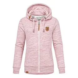 REPUBLIX Sweatjacke FREYA Damen Hoodie Zipper Jacke XXL - Stylische Sweatjacke in Bordeaux, Größe XXL. Aus hochwertiger Baumwoll-Mischung für hohen Tragekomfort. Ideal für entspannte Freizeitlooks.