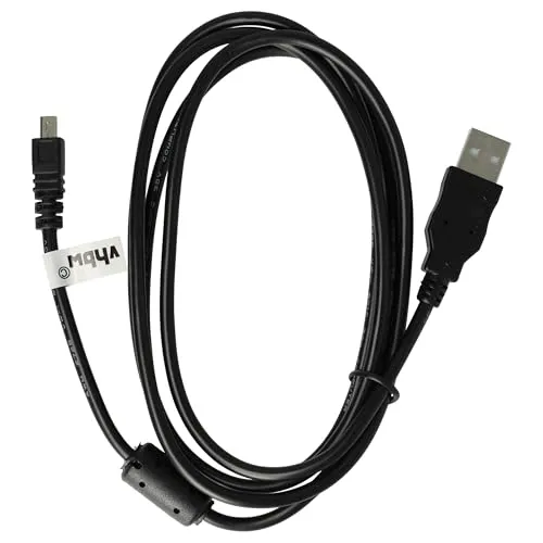 vhbw USB Kabel Datenkabel (Standard-USB Typ A) 150cm kompatibel mit Panasonic Lumix DMC-TZ4 Kamera