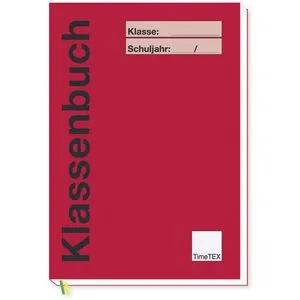TimeTex Klassenbuch 10732, für alle Schulformen, rot