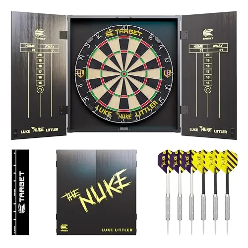 Luke The Nuke Dartscheibe Set für Kinder - Dartscheibe Set für Kinder ab 9 Jahren, perfekt für spannende Spielabende und die Förderung der Zielgenauigkeit.
