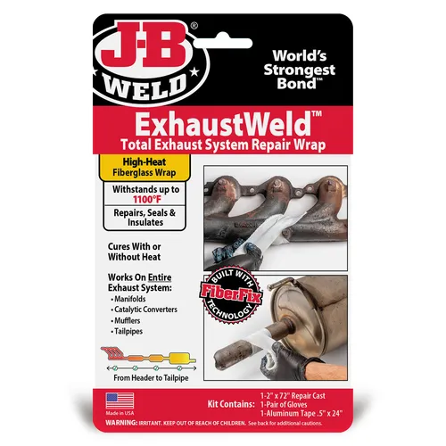 JB Weld 38572 - High Hitze Auspuff Reparatur Wrap Mit Fiberfix Pod Post