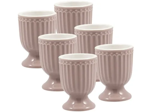 Greengate Eierbecher Alice Eierbecher hazelnut brown 6,5 cm Set6