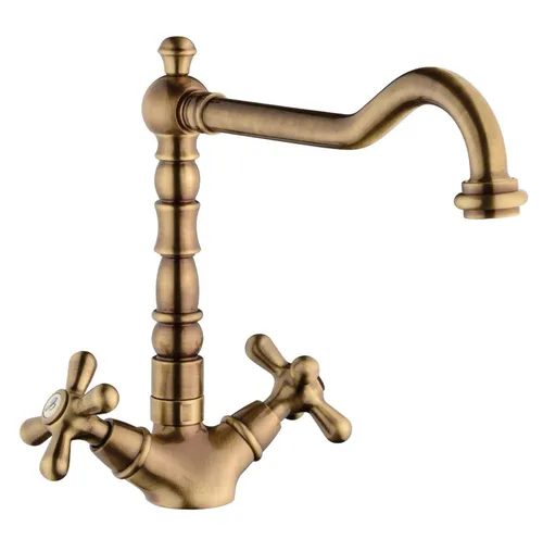 Emmevi Küchenarmatur Deco bronze - Elegante Armatur in Bronze für die Küche, vereint stilvolles Design mit hoher Funktionalität und Langlebigkeit.