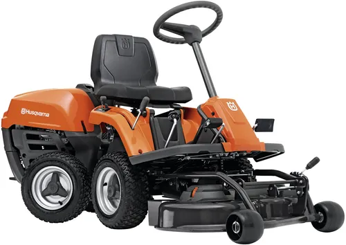 Husqvarna Rider R112C - 85cm Frontmäher Traktor - Rasenmäher mit 85cm Schnittbreite und Elektrostart, ideal für komfortables Mähen in großen Gärten oder auf unebenen Flächen.