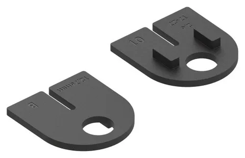 Paar Gummis zu Glasklemme 63x45x30 mm AbZ für 12,76 mm Glas VSG 1