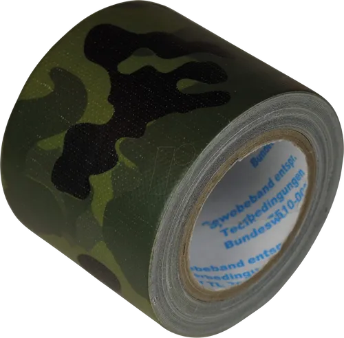 PB FT550 - priotec BW Panzerband Flecktarn 50mm x 5m Rucksackrolle