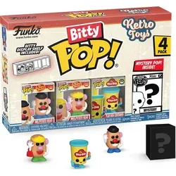 Funko Bitty Pop! Pack Series Retro Toys Schlüsselanhänger 4 Einheiten    One Size
