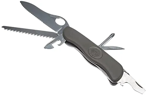 Victorinox Schweizer Taschenmesser Trailfinder - Multitool mit 10 Funktionen - Jagdmesser mit Einhandklinge und rutschfestem Griff für optimale Stabilität. Ideal für Outdoor-Aktivitäten und Abenteuerliebhaber.