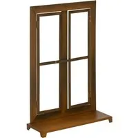 Outsunny Eisenfenster - Rustikal-Braun, 55L x 19B x 80H cm - Originelle Gartendekoration, vielseitig einsetzbar als Boden- oder Wanddekoration, ideal zum Aufhängen von Lichtern oder Pflanzen für eine individuelle Gartenlandschaft.