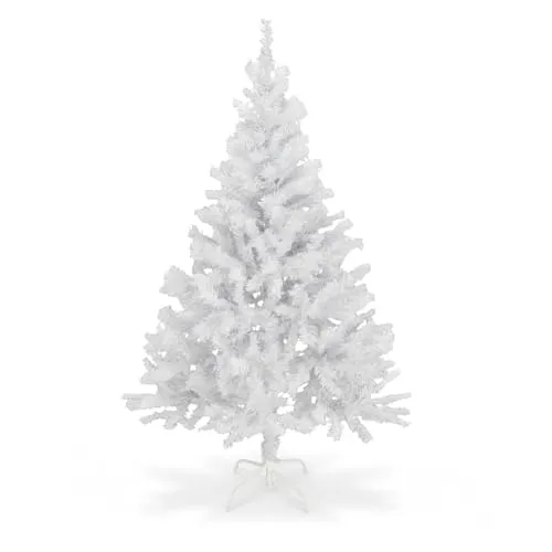 Künstlicher Weihnachtsbaum 180 cm in Weiß - Dicht & Stabil - Künstliche Weihnachtsbäume, 180 cm hoch, in strahlendem Weiß, inkl. stabilem Metallständer und besonders dichtem Design für festliche Stimmung.