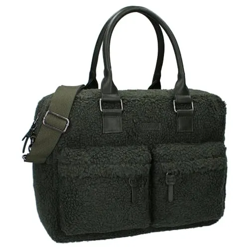 Vadobag Wickeltasche Care Vienna Hello Little One - Wickeltasche mit passender Wickelunterlage, stilvolles Design in Grün und praktischem Reißverschluss für unterwegs.