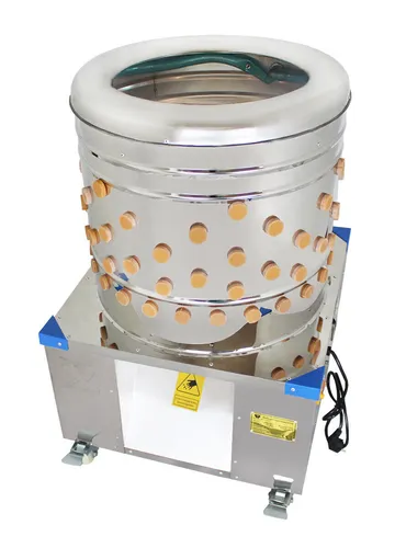 Beeketal Geflügelrupfmaschine BRM1600 - Großküchentechnik: Effiziente Nassrupfmaschine für Hühner und Enten, empfohlen vom Fleischermeister mit 20 Jahren Erfahrung. Neu mit Rollen für einfachen Transport!