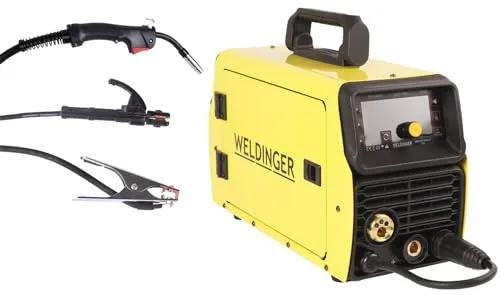 WELDINGER MEW 201 SYN eco LED Schweißinverter - Kompakter synergischer Kombi-Schweißinverter für MIG/MAG-, WIG- und Elektrodenschweißen mit übersichtlichem Farbdisplay und voreingestellten Programmen – ideal für Einsteiger und Profis.