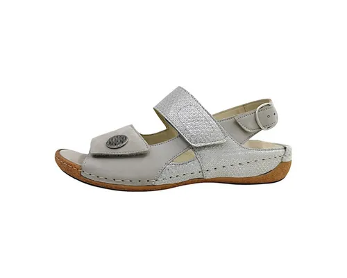 Waldläufer 342002-212 Denver Poster Cement Silber Gr. 39 - Bequeme Wanderschuhe - Wanderschuhe für Erwachsene, ideal für lange Wanderungen mit optimalem Komfort und rutschfester Sohle.