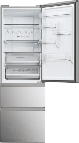 HAIER 3D 60 SERIE 5 HTW5618CNMG - Kühl-Gefrier-Kombination mit Total No Frost, MyZone Pro und HumidityZone für optimale Lebensmittel-Lagerung